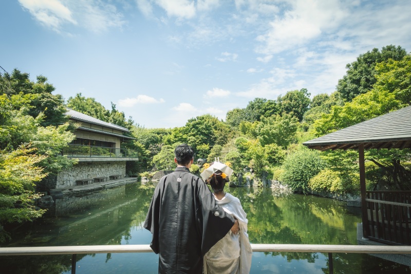 快晴の目白庭園で撮影スタート★