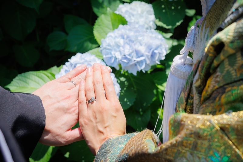 指輪ショット♡