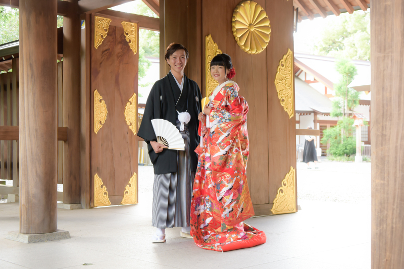 色打掛にお色直し♪