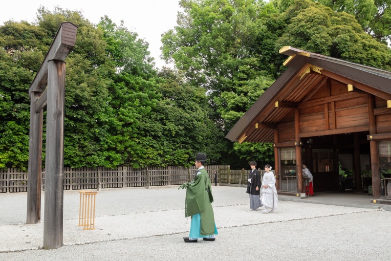 神社撮影には結婚報告参拝付き♡