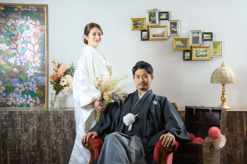 モダンな和装ショット