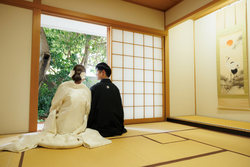 和室で♪
