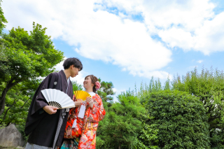 新緑の目白庭園
