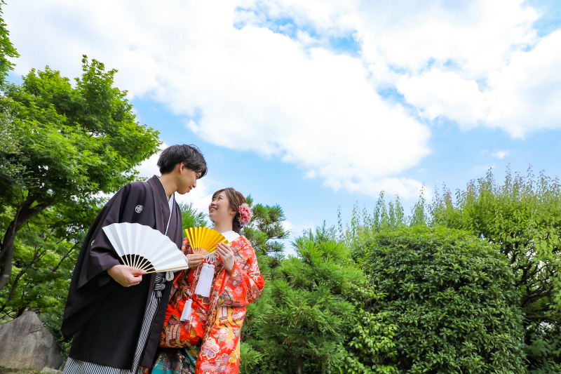 新緑の目白庭園