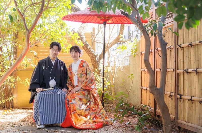 小さいですが庭もあるので撮影しちゃいます