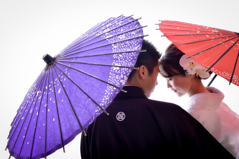 番傘（赤・青・白・柄など）