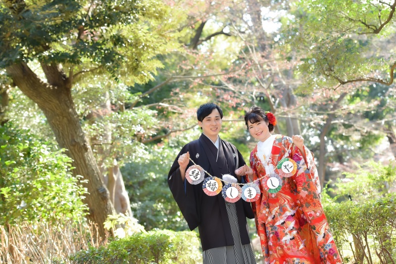 1月でも常緑樹があって安心しました♪