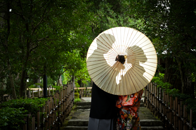 緑の中でロケーション撮影＆ハウススタジオ