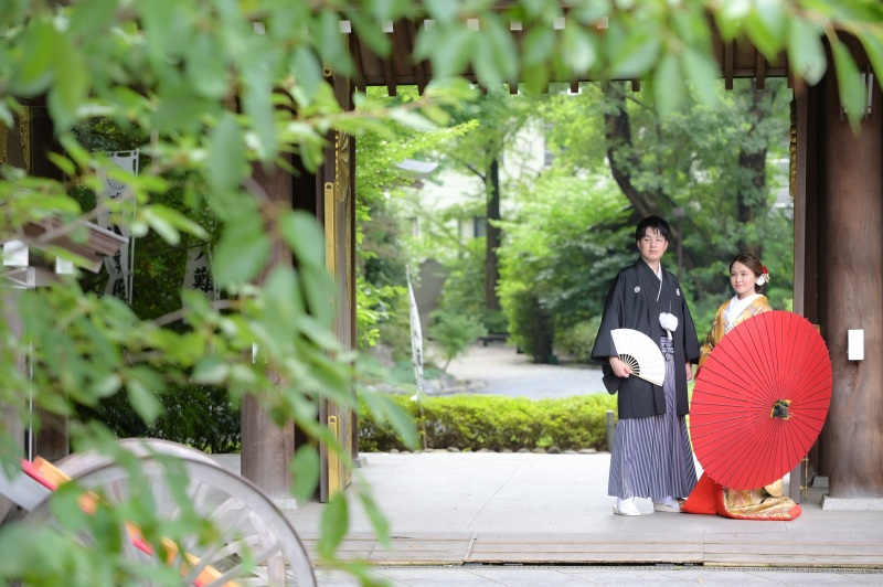 緑いっぱいの神社
