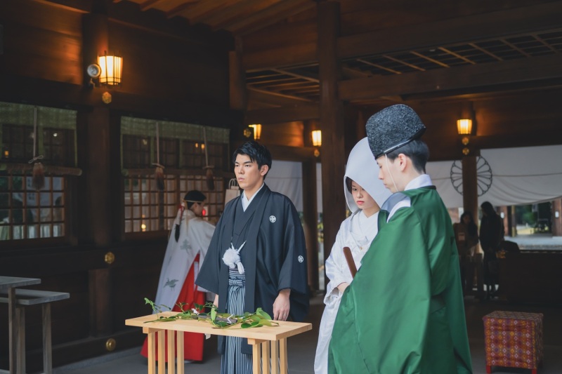 結婚報告参拝その1