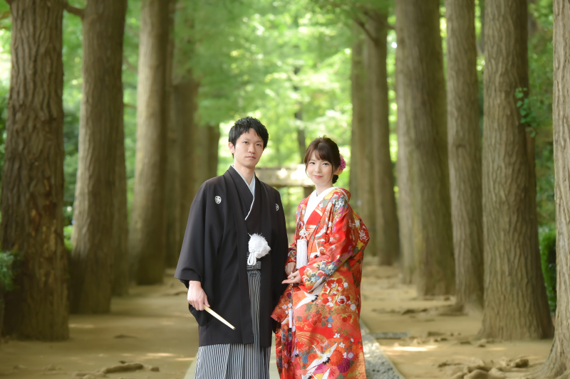 公園入り口側の『並木道』での撮影(^^)/