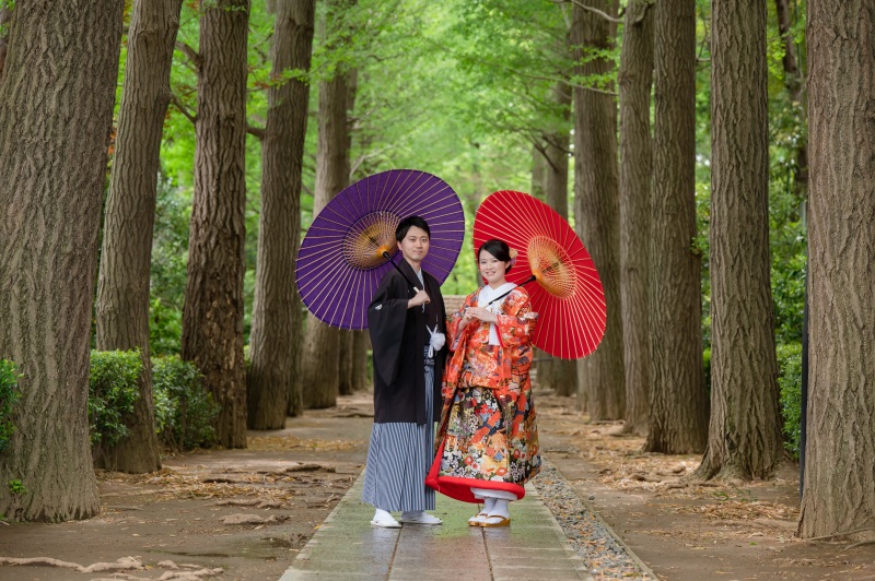 大田黒公園入口 並木道