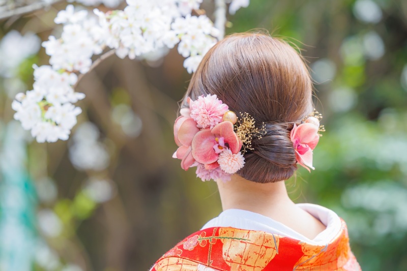 新婦様のヘアーショット