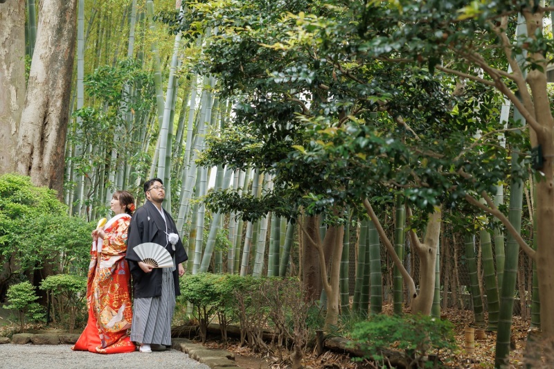緑豊かなロケーションは大田黒公園で決まり!