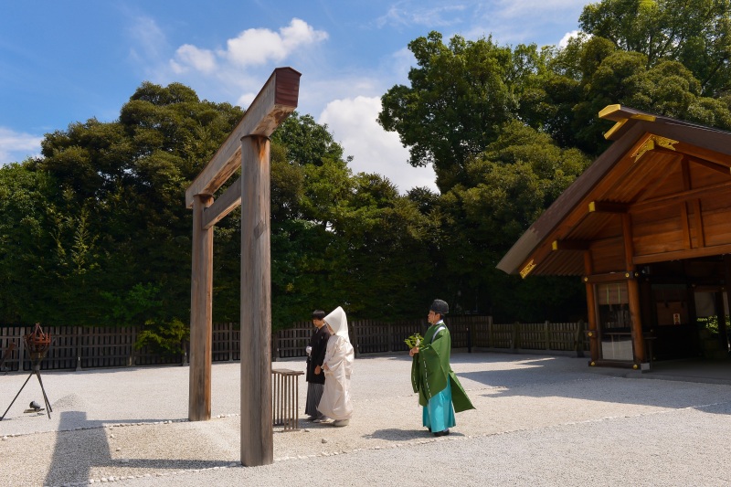 白無垢×綿帽子で♪