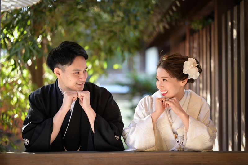 見つめあいフォト