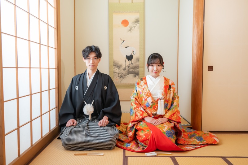 掛け軸Ver正座カット