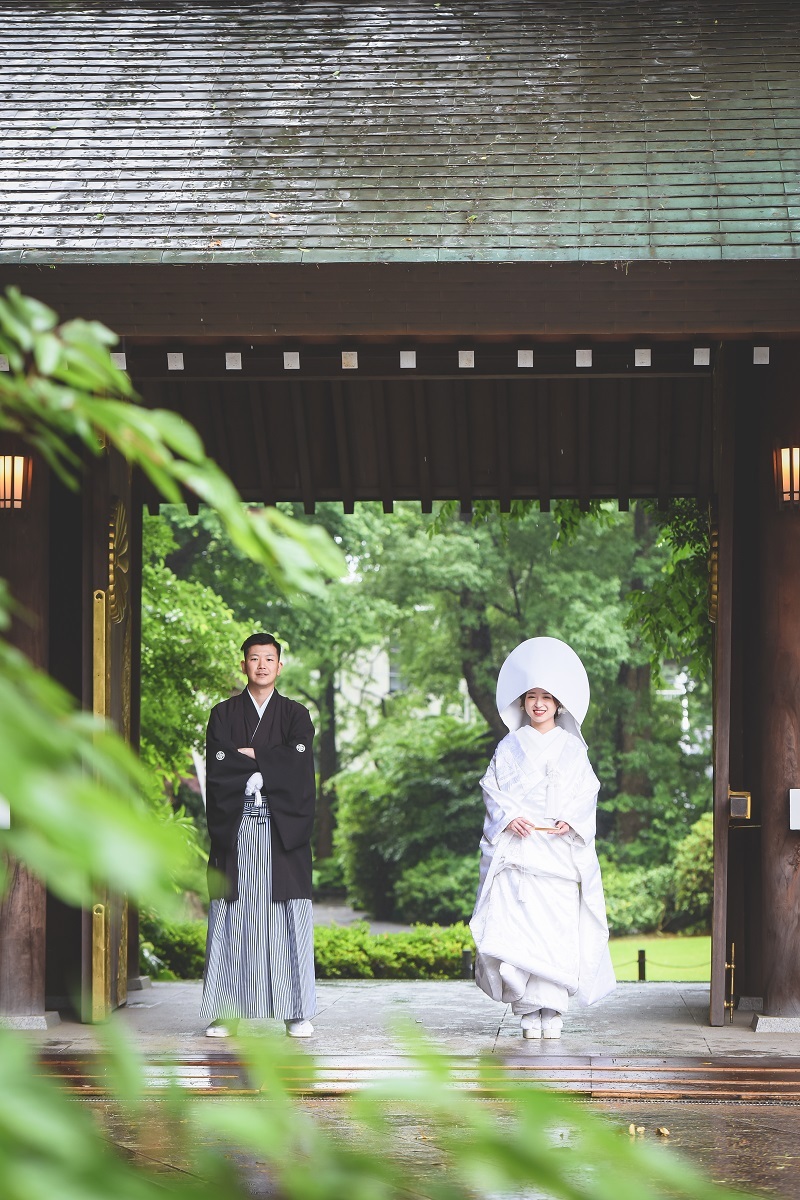 神社で白無垢撮影⛩