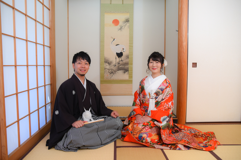 色打掛での撮影♡