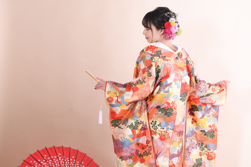 お着物の柄をしっかり残したい!
