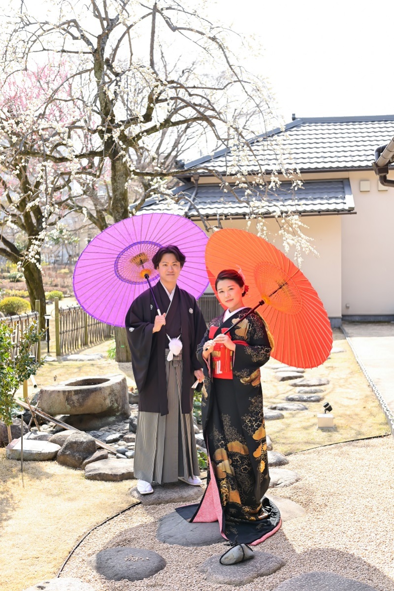 白梅も咲いてます♪