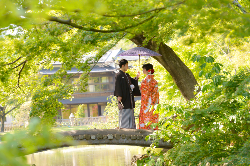 定番！橋の上のシーン