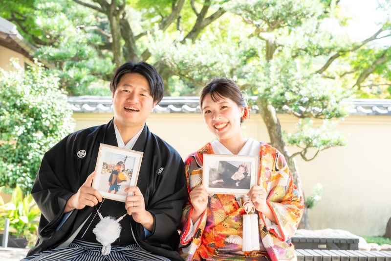 お写真を持って!