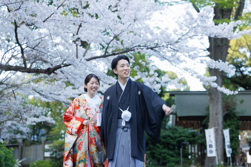 自然なお二人ショット