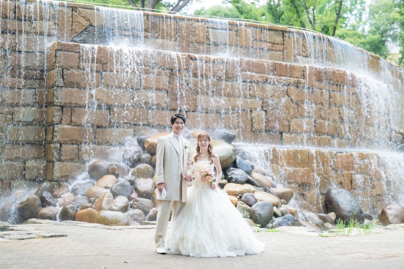 都会のオアシスでドレス&和室で着物撮影♪