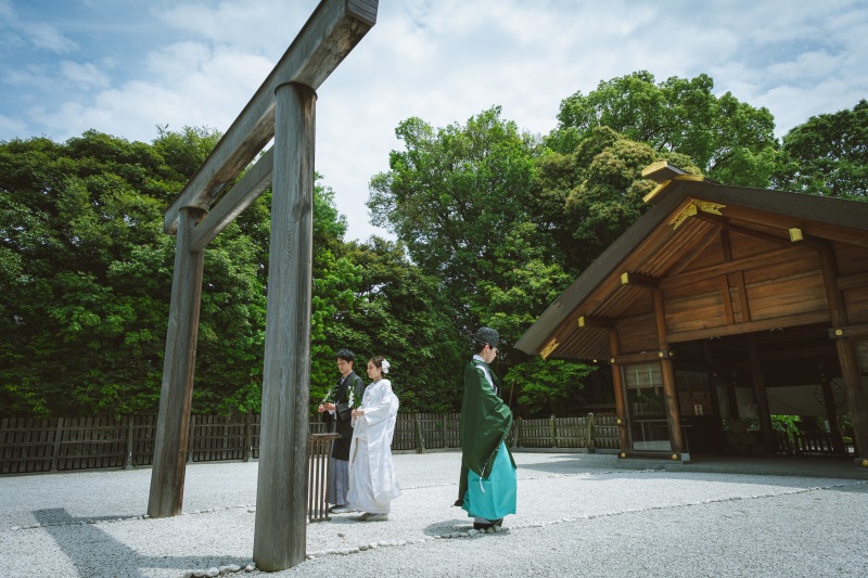 緑に囲まれた阿佐ヶ谷神明宮