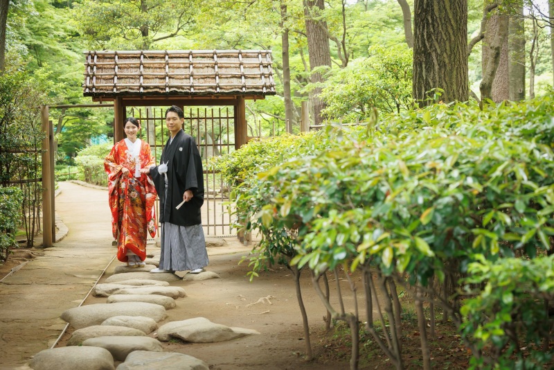 華雅苑　阿佐ヶ谷店_庭園で撮影できる