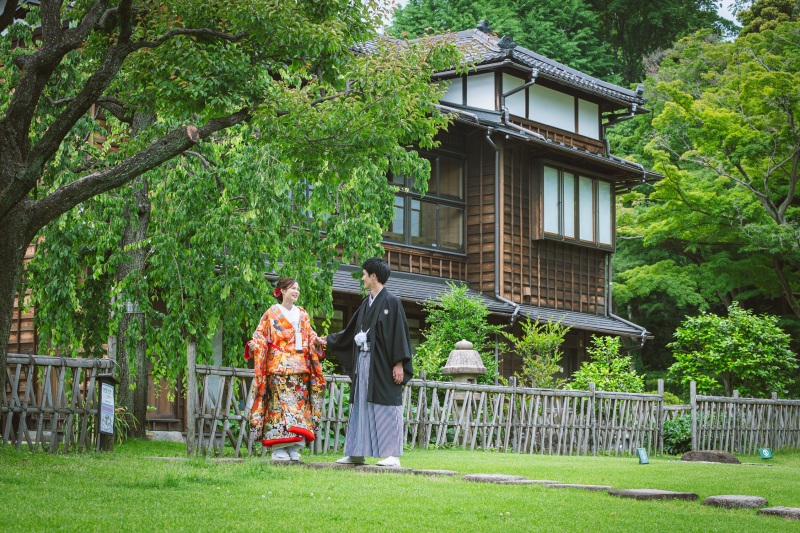 華雅苑　阿佐ヶ谷店_庭園で撮影できる