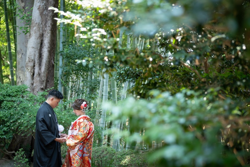 華雅苑　阿佐ヶ谷店_庭園で撮影できる