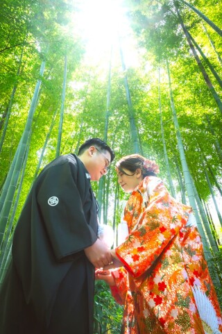 華雅苑 阿佐ヶ谷店_庭園(和装)+東京駅(ドレス)