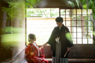 華雅苑 阿佐ヶ谷店_庭園(和装)+東京駅(ドレス)