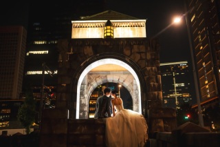 華雅苑 阿佐ヶ谷店_庭園(和装)+東京駅(ドレス)