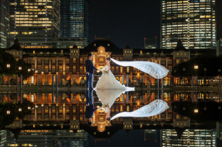 華雅苑 阿佐ヶ谷店_庭園(和装)+東京駅(ドレス)