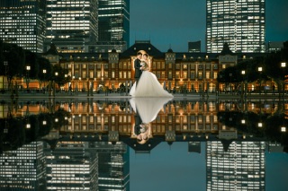華雅苑　阿佐ヶ谷店_東京駅（夜）撮影