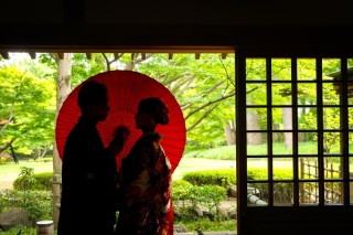 華雅苑 阿佐ヶ谷店_庭園(和装)+東京駅(ドレス)
