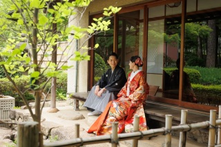 華雅苑 阿佐ヶ谷店_庭園(和装)+東京駅(ドレス)