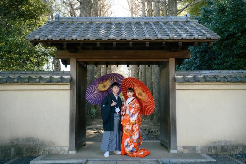 【阿佐ヶ谷店限定♡12/26までの撮影】洋装スタジオ×和装ロケ撮影★和洋弐点プラン衣裳2着(差額無し)・美容・データ100カット