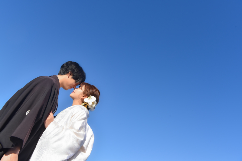 先着10組様★7月末迄の撮影 ちょこっとロケ付きスタジオ弐点プラン 衣裳2着(差額無し)・美容・撮影データ(120カット)付