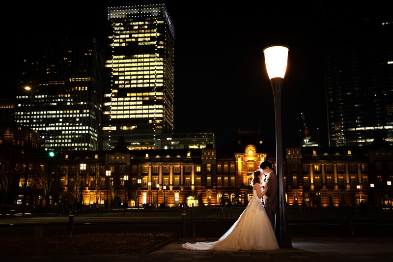 ≪和装＆洋装≫4月撮影★【阿佐ヶ谷店限定♡】洋装東京駅＆和装スタジオ★衣裳２着（差額無し）・ヘアメイク・データ100カット