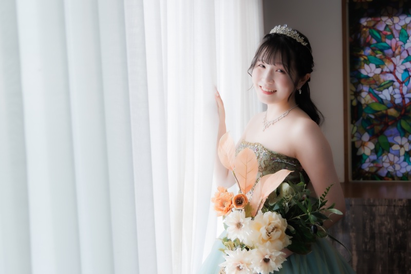 スタジオ和洋弐点プラン<衣裳(衣裳差額なし)・美容・撮影データ120カット付き>※事前の衣装選び可能♪