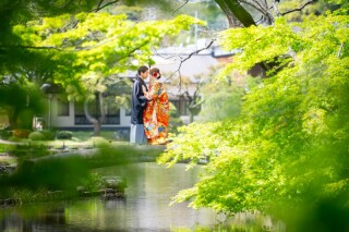 ロケ(庭園or神社)×スタジオ 必要な物は全て含まれていまして99,000円が最終見積