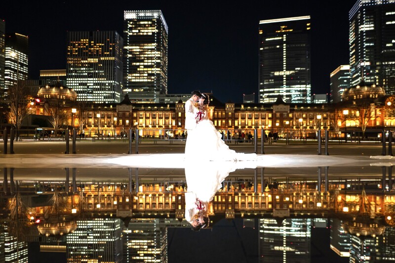 ≪和装＆洋装≫4/6～5/10撮影【20,000円 オフ＆WB付】洋装は東京駅＆和装は神社で撮影★衣裳差額無し撮影データ付き