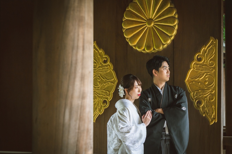 6/30迄 阿佐ヶ谷神明宮と東京駅ナイト撮影が出来る和洋弐点プラン★衣裳2着(差額無し)・美容・撮影データ210カット付