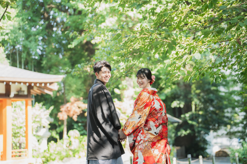 ≪和装&ドレス≫9月末迄の撮影★【ペットと一緒に撮影♡】洋装スタジオ&和装ロケ撮影★衣裳2着づつ(差額無し)・ヘアメイク
