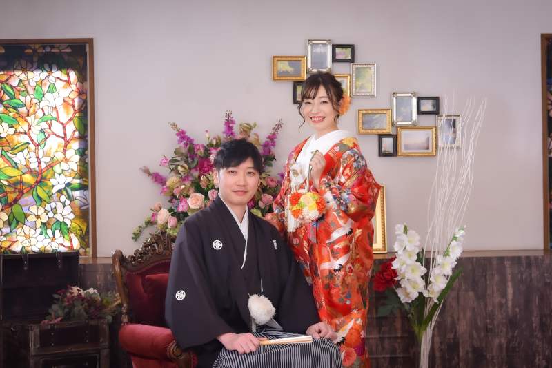 早い者勝ち♪撮影日限定★庭付きのハウススタジオで撮影する和装壱点プラン 衣裳差額無し・美容・撮影データ80カット付き