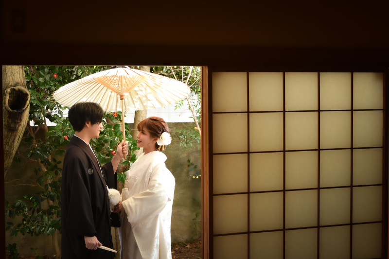 【早割★10/1~11/25】5千円OFF 庭付きハウススタジオ★和装スタジオ弐点プラン 衣裳差額無し・美容・撮影データ付き